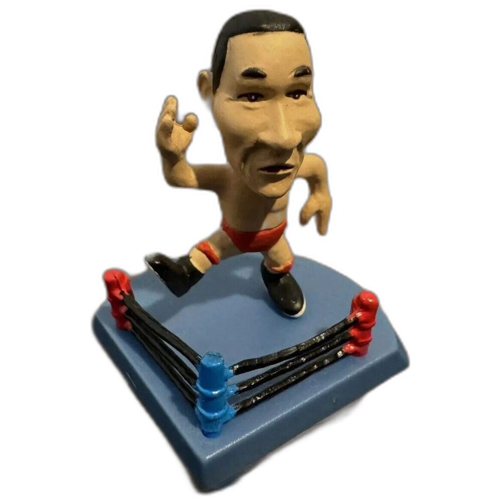 Giant Baba Mini Figure Coca Cola Georgia Coffee AJPW Wrestling Japan 2004 Retro